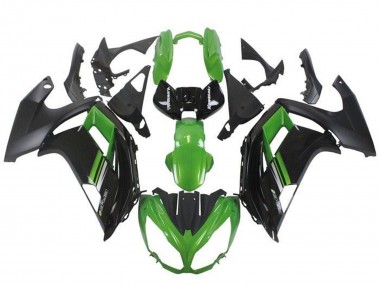 Carena Moto Kawasaki Ninja ER6F 2012-2014 - Verde Nero Economici