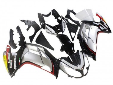 Carena Moto Kawasaki Ninja ER6F 2012-2014 - Argento Nero Rosso Giallo Economici