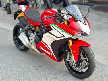 Carena Moto Ducati Supersport 939/939S 2017-2022 - Rosso Bianco Verde Banda Economici