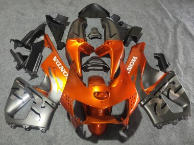 Carena Moto Honda CBR900RR 919 1998-1999 - Argento Arancia Chrome Economici