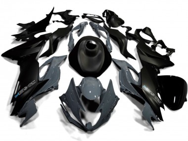Carena Moto Kawasaki ZX6R 2019-2022 - Nero Opaco Nardo Grigio Economici