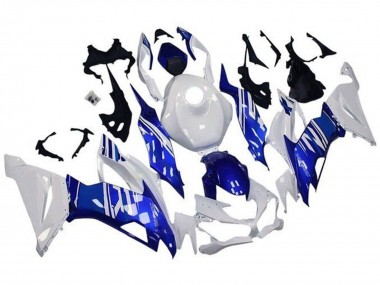 Carena Moto Kawasaki ZX6R 2019-2022 - Bianco Blu Economici