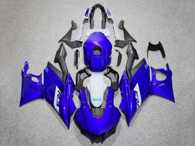 Carena Moto Yamaha YZF R3/R25 2019-2021 - Blu Bianco Nero Opaco Economici