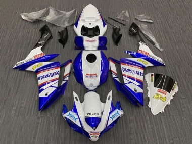 Carena Moto Yamaha YZF 1000 R1 2007-2008 - Bianco Blu Rosso Volvo Fimer Sterilgarda Economici