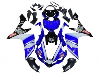 Carena Moto Yamaha YZF 1000 R1 2007-2008 - Blu Bianco Nero Volvo Fimer Yamalube Economici