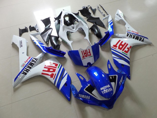Carena Moto Yamaha YZF 1000 R1 2007-2008 - Bianco Blu Rosso Fiat