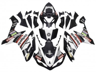 Carena Moto Yamaha YZF 1000 R1 2007-2008 - Bianco Rosso Nero Volvo Fimer Yamalube Sterilgarda Economici