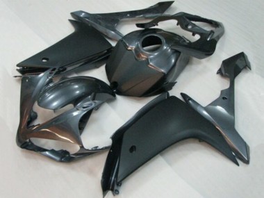 Carena Moto Yamaha YZF 1000 R1 2007-2008 - Argento Scuro Nero Opaco Economici
