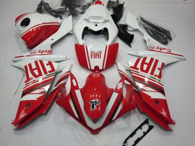 Carena Moto Yamaha YZF 1000 R1 2007-2008 - Bianco Rosso Fiat Economici