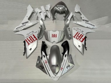 Carena Moto Yamaha YZF 1000 R1 2007-2008 - Argento Bianco Rosso Fiat Economici