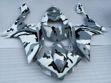 Carena Moto Yamaha YZF 1000 R1 2007-2008 - Bianco Grigio Nero Camouflage Economici