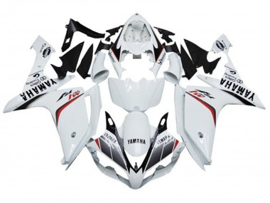 Carena Moto Yamaha YZF 1000 R1 2007-2008 - Bianco Rosso Nero Banda M1 Economici