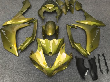 Carena Moto Yamaha YZF 1000 R1 2007-2008 - Giallo Olive Economici