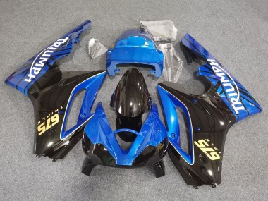 Carena Moto Triumph Daytona 675 Triple 2006-2008 - Blu Nero Lucido Corsa Economici
