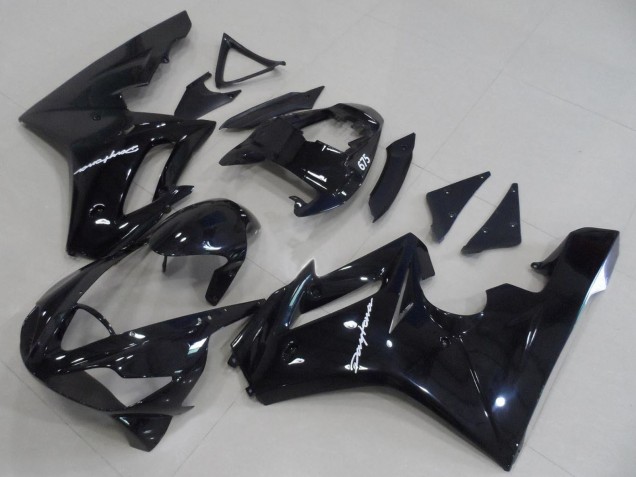 Carena Moto Triumph Daytona 675 Triple 2006-2008 - Nero Lucido