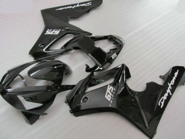 Carena Moto Triumph Daytona 675 Triple 2006-2008 - Nero Lucido Nero Opaco Economici