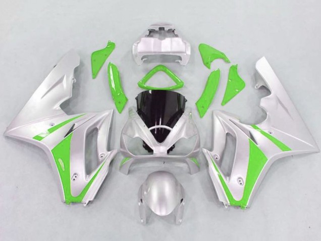 Carena Moto Triumph Daytona 675 Triple 2006-2008 - Argento Verde