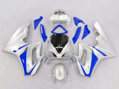 Carena Moto Triumph Daytona 675 Triple 2006-2008 - Argento Blu Economici