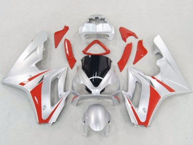 Carena Moto Triumph Daytona 675 Triple 2006-2008 - Argento Rosso Economici