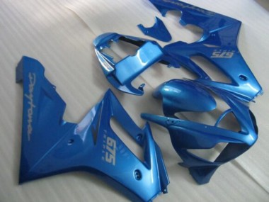 Carena Moto Triumph Daytona 675 Triple 2006-2008 - Blu Argento Decals Economici
