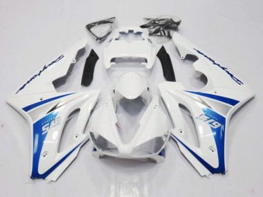 Carena Moto Triumph Daytona 675 Triple 2006-2008 - Bianco Blu Economici