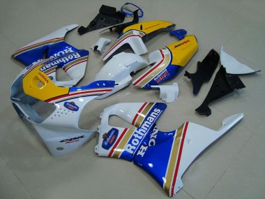 Carena Moto Honda CBR900RR 919 1998-1999 - Bianco Blu Giallo Rothmans Economici