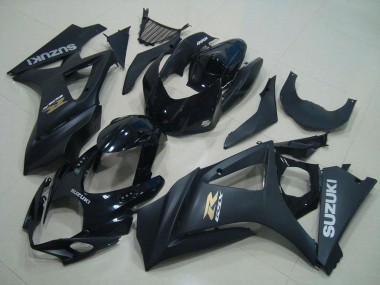 Carena Moto Suzuki GSXR 1000 2007-2008 - Nero Lucido Nero Opaco Oro OEM Stile Economici