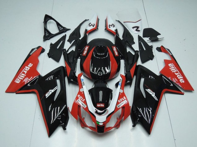 Carena Moto Aprilia RS125 2006-2011 - Nero Lucido Rosso Bianco