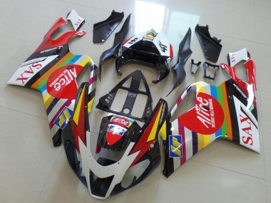 Carena Moto Aprilia RSV1000 2003-2006 - Bianco Rosso Nero Verde Giallo Alice Sax Economici