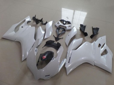 Carena Moto Ducati 1199 2011-2014 - Bianco Nero Economici