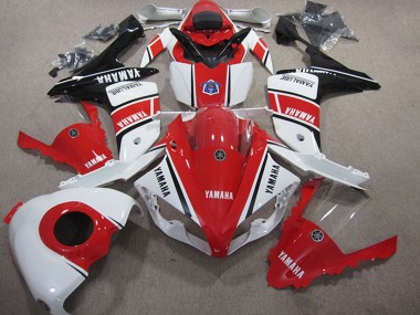 Carena Moto Yamaha YZF R1 2007-2008 - Bianco Rosso Nero Lucido Economici