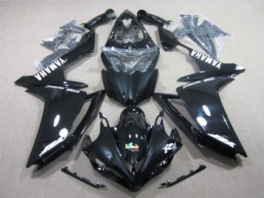 Carena Moto Yamaha YZF R1 2007-2008 - Nero Lucido Bianco Decal Economici