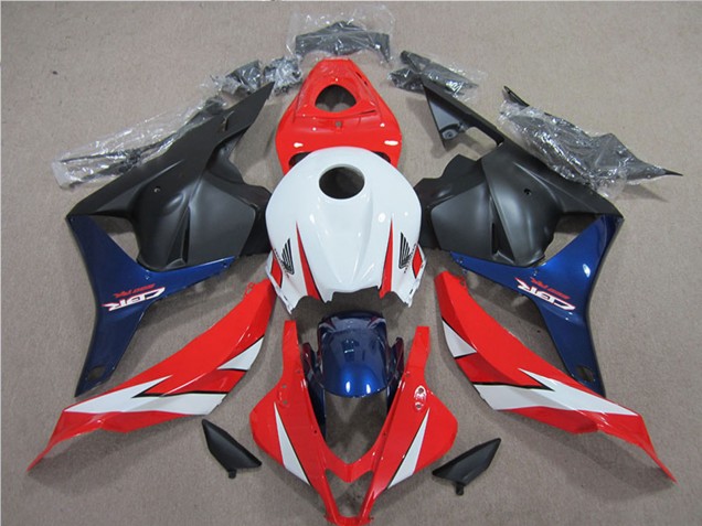 Carena Moto Honda CBR600RR 2009-2012 - Bianco Rosso Blu Nero Opaco