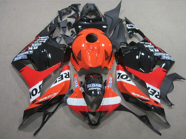 Carena Moto Completo Honda CBR600RR 2009-2012 - Arancia Bianco Rosso Nero Lucido Repsol