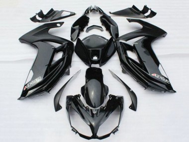 Carena Moto Kawasaki ER6F 2012-2014 - Nero Lucido Decal Economici