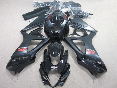 Kit Carena Moto Completo Suzuki GSXR 1000 2007-2008 - Nero Lucido Nero Opaco Economici