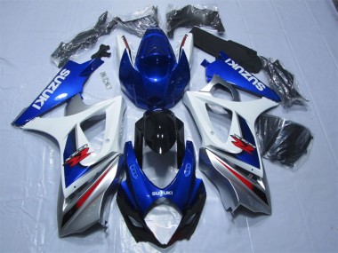 Carena Moto Suzuki GSXR 1000 2007-2008 - Blu Bianco Rosso Economici