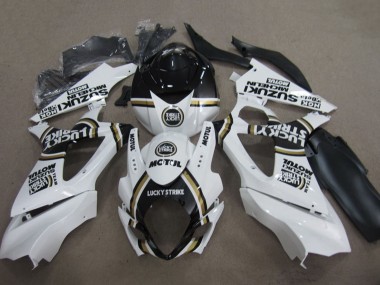 Carena Moto Suzuki GSXR 1000 2007-2008 - Bianco Nero Lucky Strike Motul Economici