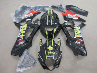 Carena Moto Suzuki GSXR 1000 2007-2008 - Nero Lucido Giallo Rosso Rizla Economici