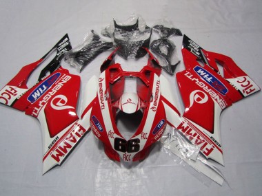 Carena Moto Ducati 1199 2011-2014 - Bianco Rosso Fiamm Ficc Economici