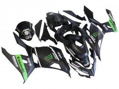 Carena Moto Kawasaki EX400 2018-2024 - Nero Opaco Verde Mostro Showr Nevicare Economici