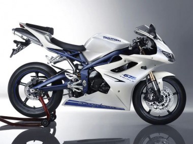 Carena Moto Triumph Daytona 675 2006-2008 - Bianco Blu Economici