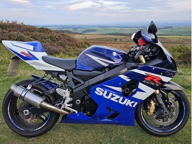 Carena Moto Suzuki GSXR 600 2004-2005 - Blu Bianco Rosso Economici